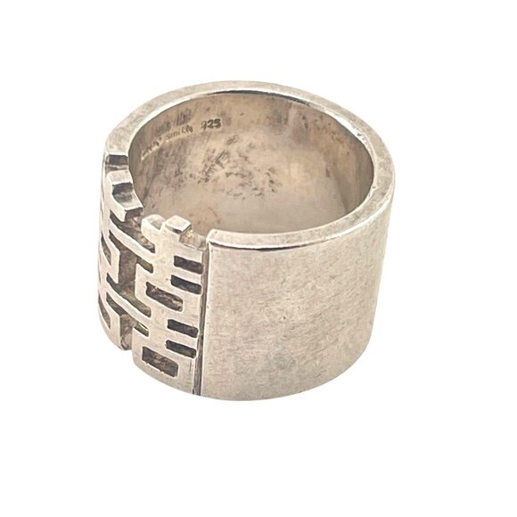 Vintage Silver Smith 925 Size 6 Statement Ring Heavy - Picture 4 of 7